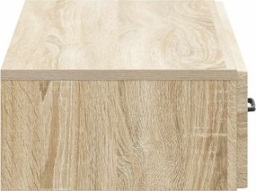 vidaXL Τραπεζάκι Τοίχου Sonoma Δρυς 87,5 x 34,5 x 17 εκ.