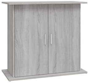 vidaXL Βάση Ενυδρείου Γκρι Sonoma 81x36x73 εκ. από Επεξεργασμένο Ξύλο