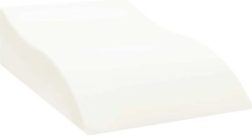 vidaXL Μαξιλάρι Ποδιών Γκρι 68 x 40 x 18 εκ. PU Αφρός