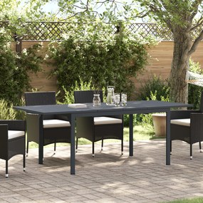 vidaXL Τραπέζια Επέκτασης 2 τμχ Ανθρακί 210x90x73 εκ. Χάλυβας