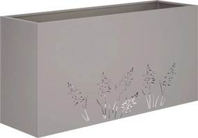 vidaXL Γλάστρα Κήπου Σκ rusty 100 x 20 x 49 εκ