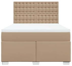 ΚΡΕΒΑΤΙ BOXSPRING ΜΕ ΣΤΡΩΜΑ ΚΑΠΟΥΤΣΙΝΟ 140X200ΕΚ.ΑΠΟ ΣΥΝΘ.ΔΕΡΜΑ 3293027