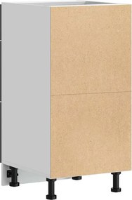 vidaXL Βάση Ντουλάπας Κουζίνας Μαύρη Δρυς 40 x 46 x 81,5 cm