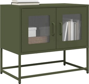 ντουλάπι τηλεόρασης vidaXL Ελαιοπράσινο 68x39x60,5 cm