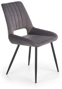 60-21136 K404 chair, color: grey DIOMMI V-CH-K/404-KR-POPIEL, 1 Τεμάχιο
