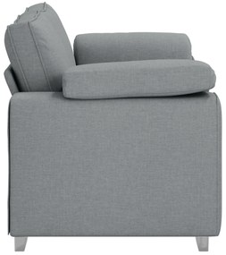 vidaXL καναπές loveseat  γκρι 120 εκ. ύφασμα
