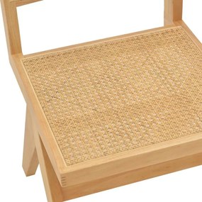Καρέκλα Winslow φυσικό rubberwood 45x56x82εκ 48x56x82 εκ.