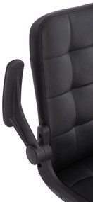 ΚΑΡΕΚΛΑ ΓΡΑΦΕΙΟΥ PORTIMA  ΜΑΥΡΟ PVC-NYLON ΣΚΕΛΕΤΟΣ &amp; ΒΑΣΗ 69x53x98Υεκ.