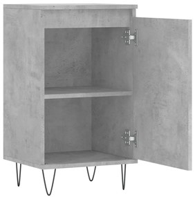 vidaXL Ντουλάπια 2 τεμ. Γκρι Σκυροδ. 40x35x70 εκ. Επεξεργασμένο Ξύλο