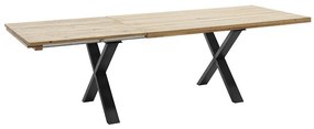 Bali Καρεκλα Relax Μαύρη + Υποπόδιο 83x86x102 cm