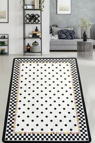 Χαλί La Punta Djt 959CHL1246 Black-White Conceptum Hypnose 80X100cm