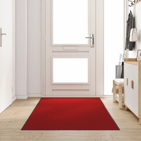 vidaXL Πόρτα Πατάκι Πλενόμενο Κόκκινο 120x300 εκ