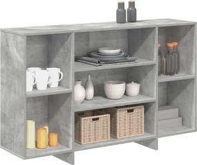 vidaXL Ντουλάπι Γκρι Σκυροδέματος 120x30x75 εκ. Επεξεργασμένο Ξύλο
