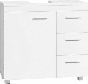 Ντουλάπι Νιπτήρα Μπάνιου Με Ράφια (70x30x64) Vasagle BBK504W01V2