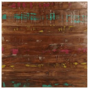 Επιφάνεια Τραπεζιού Τετράγωνη 70x70x3,8 εκ. Ανακυκλωμένο Ξύλο