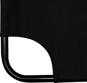 vidaXL Καρέκλα Κήπου Μαύρο ύφασμα