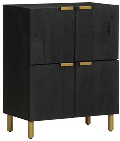 vidaXL Ραφιέρα Μαύρη 60x33x75 εκ. από Επεξεργασμένο Ξύλο