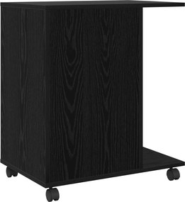 vidaXL Σταντ Εκτυπωτή Μαύρη Οξυά 60 x 40 x 68.5 εκ. Επεξεργασμένο ξύλο