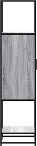 vidaXL Highboard Grey Sonoma Κατασκευασμένο ξύλο και μέταλλο