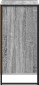 vidaXL Πλαϊνό γραφείο Γκρίζο Σονομα 42 x 36 x 75.5 εκ.