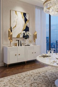 Console Lessi 150 - White, Gold White
Gold