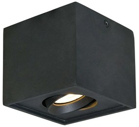 Φωτιστικό Οροφής - Σποτ Arion 4260901 GU10 L:100XH:88 Τετράγωνο Black Viokef Aluminium