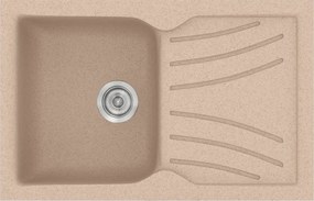 Sanitec Classic 337 (86×50) - Γρανιτένιος νεροχύτης - Granite SAND