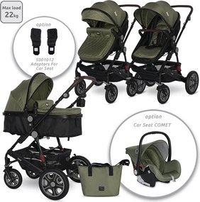 BABY STROLLER LORA LODEN GREEN + MAMA BAG