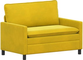 vidaXL Σετ Καναπέ 2 pcs Κίτρινο Βελούδο