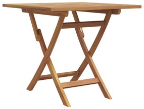 vidaXL Σετ Τραπεζαρίας Κήπου 2 pcs Καφέ Μασίφ ξύλο teak
