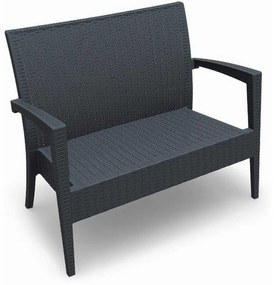 Καναπές Miami Dark Grey 53-0054 Siesta Two-seater