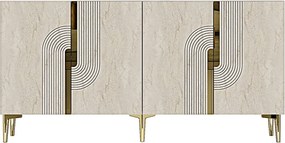 Console Meyra 150 - White, Travertine, Gold White
Travertine
Gold