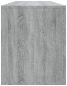 vidaXL Έπιπλο Τηλεόρασης Γκρι Sonoma 130x35x50 εκ. από Μοριοσανίδα