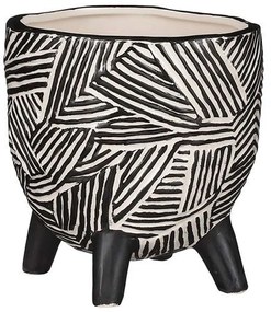 Κασπώ 02.1112239 14x15,5cm Black-White Ceramic