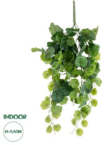 GloboStar® Artificial Garden BEGONIA HANGING BRANCH 20239 Τεχνητό Διακοσμητικό Κρεμαστό Φυτό Βεγονία Υ60cm