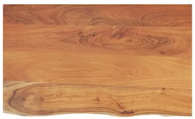 vidaXL Πάγκος Μπάνιου Ορθογώνιος 110x60x2,5 εκ. από Μασίφ Ξύλο Ακακίας