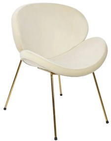 Καρέκλα DKD Home Decor Χρυσό Μπεζ 63 x 57 x 73 cm