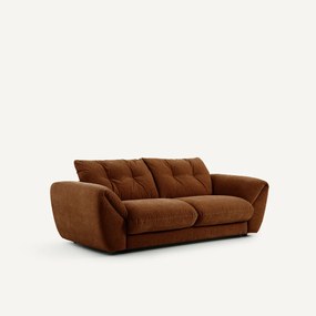 Καναπές-κρεβάτι 3 θέσεων από βελούδινo ζακάρ, Edgar