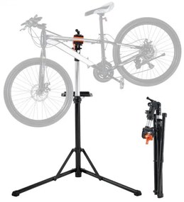 VEVOR Bike Repair Stand, 66 lbs Heavy-duty Aluminum Bicycle Repair Stand, Adjustable Height Bike Maintenance Workstand with Magnetic Tool Tray Telescopic Arm, Foldable Bike Work Stand for Home, Shops