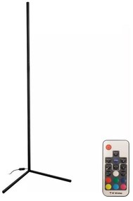 Φωτιστικό δαπέδου Nanek led μέταλλο μαύρο 30x30x120εκ 30x30x120 εκ.