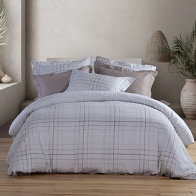 Σεντόνια Roderick (Σετ 4τμχ) Grey Nef-Nef Queen Size 240x270cm 100% Βαμβάκι