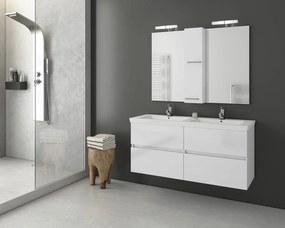 Πάγκος κρεμαστός Drop Luxus 120-Λευκό