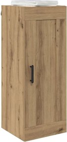 vidaXL Επιτοίχιο ντουλάπι Artisan Oak 34,5 x 34 x 90 εκ.