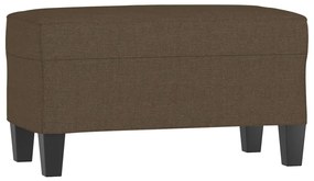 vidaXL Πάγκος Καφέ 100x35x41 εκ. Υφασμάτινος