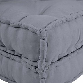 vidaXL Μονάδα Μοντέρνου Καναπέ 2 pcs Γκρι 140 x 70 x 36 εκ Ύφασμα