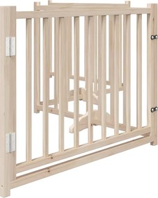 vidaXL Διαχωριστικό Σκύλων/Πόρτα Πτυσσόμενο 4 Πάνελ 320εκ. Μασίφ Ελάτη