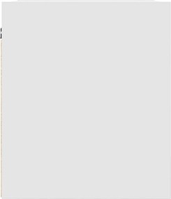 vidaXL Κομοδίνο Επιτοίχιο Λευκά 38x34x40 εκ.