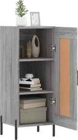 vidaXL Ντουλάπι Γκρι Sonoma 34,5x34x90 εκ. από Επεξεργασμένο Ξύλο
