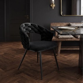 ΚΑΡΈΚΛΕΣ &amp; ΠΟΛΥΘΡΌΝΕΣ SAWYER CHAIR BLACK A1 HD0359