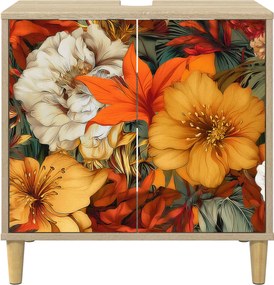 vidaXL Ντουλάπι Μπάνιου GENNEP Sonoma 60 x 40 x 60 εκ